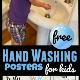 FREE Kids Handwashing Signs. #fhdhomeschoolers #freehomeschooldeals #fightvirus #healthykids #handwashing #preventsickness