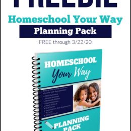 FREE Homeschool Planning Pack. #fhdhomeschoolers #freehomeschooldeals #homeschoolplanningpack #homeschoolyourway