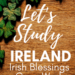 Inspire and motivate your child with these FREE Irish Blessings Copywork & Memorization (Gaelic & English)! #fhdhomeschoolers #freehomeschooldeals #stpatricksday #irishblessings #hsmoms