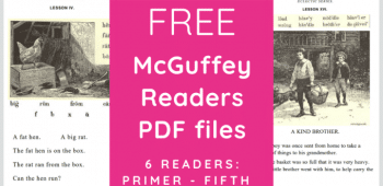 FREE McGuffey's Eclectic Readers PDF Files | Free Homeschool Deals
