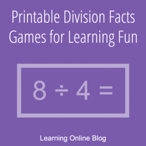 FREE Division Facts Games. #fhdhomeschoolers #freehomeschooldeals #divisionfacts #divisionfactsgames #divisionlearningfun 