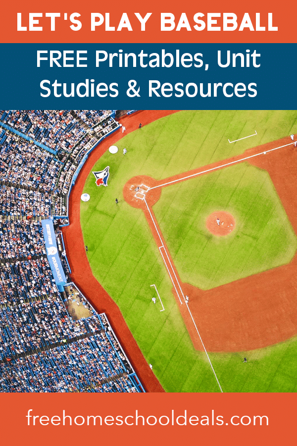 Celebrate Babe Ruth Day with these FREE Baseball Printables, Unit Studies, & More! #fhdhomeschoolers #freehomeschooldeals #baseball #baberuthday #hsmoms