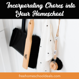 Create great habits in your children and a smooth-running home, check out Incorporating Chores into Your Homeschool! #fhdhomeschoolers #freehomeschooldeals #chores #homeschoolhelp #hsmoms