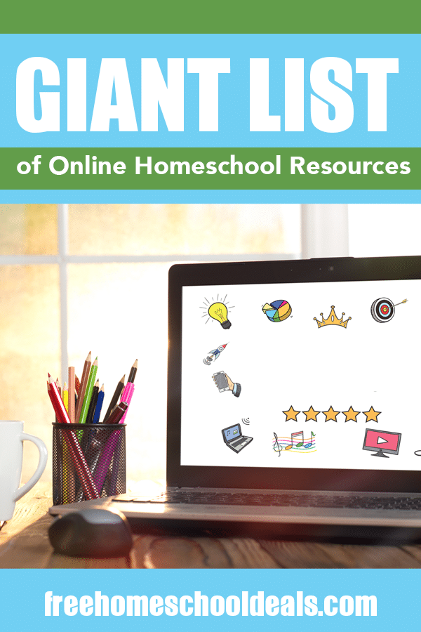 Keep calm and carry on with this GIANT List of Online Homeschool Resources to Use During School Closures! #fhdhomeschoolers #freehomeschooldeals #covid19isolation #homeeducation #hsmoms