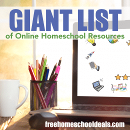 Keep calm and carry on with this GIANT List of Online Homeschool Resources to Use During School Closures! #fhdhomeschoolers #freehomeschooldeals #covid19isolation #homeeducation #hsmoms