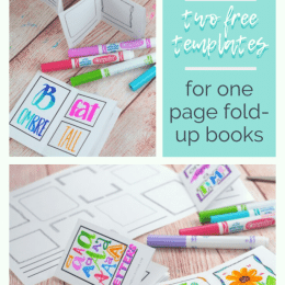 Simple fold-up book creation. #freehomeschooldeals #fhdhomeschoolers #paperbook #makeasimplebook