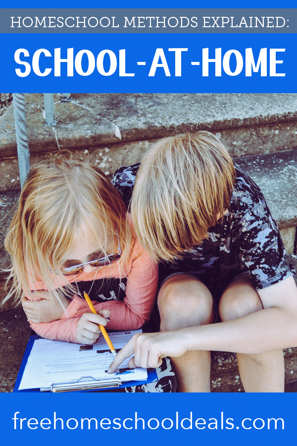 No need to reinvent the wheel as a homeschooling parent. Check out Homeschool Methods Explained: School-at-Home! #fhdhomeschoolers #freehomeschooldeals #schoolathome #homeschooling #hsmoms