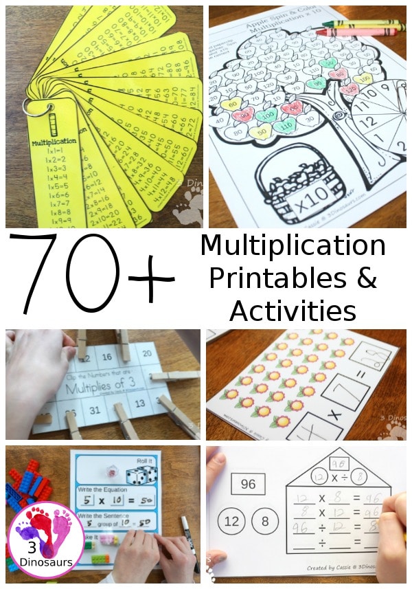 70+ Multiplication Practice  Resources. 
#fhdhomeschoolers #freehomeschooldeals #multiplication #multiply #multiplicationresources