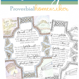 Salt and Light FREE Printable. #fhdhomeschoolers #freehomeschooldeals #saltandlight #scripturememorization