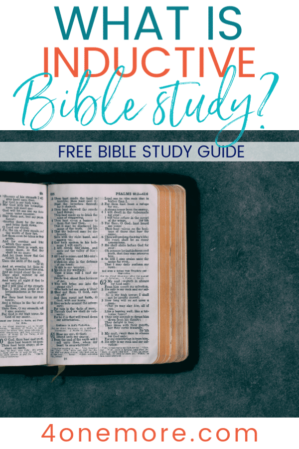 FREE Guide to an Inductive Bible Study. #fhdhomeschoolers #freehomeschooldeals #inductivebiblestudy #inductivestudy