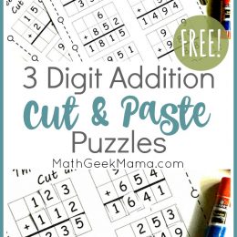 3-Digit Addition Free Challenges. #fhdhomeschoolers #freehomeschooldeals #additionchallenges #3digitaddition