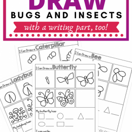 FREE Drawing Bugs Writing Activity. #freehomeschooldeals #fhdhomeschoolers #bugswritingactivity #bugthemedresources #insectwritingactivity #drawingbugsactivity #insectdrawingactivity
