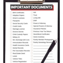 Be prepared for emergencies with this FREE Important Documents Checklist! #fhdhomeschoolers #freehomeschooldeals #importantdocuments #emergencyreadiness #hsdays