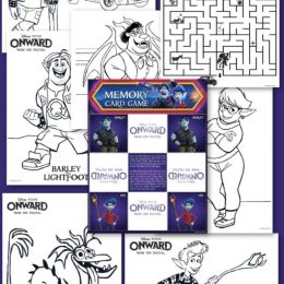 If you and your child are big fans of the Onward movie, check out these FREE Onward Coloring & Activity Pages! #fhdhomeschoolers #freehomeschooldeals #moviestudies #onwardmovie #hsmoms
