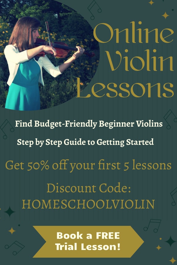 Online Violin Lessons - FREE Trial + 50% First 5 Lessons! | Free Homeschool Deals ©