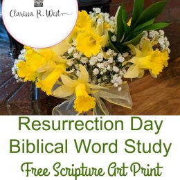 FREE Resurrection Day Scripture Art. #freehomeschooldeals #fhdhomeschoolers #resurrectiondayscripture#matthew28 #scripturewriting #resurrectionwordstudy