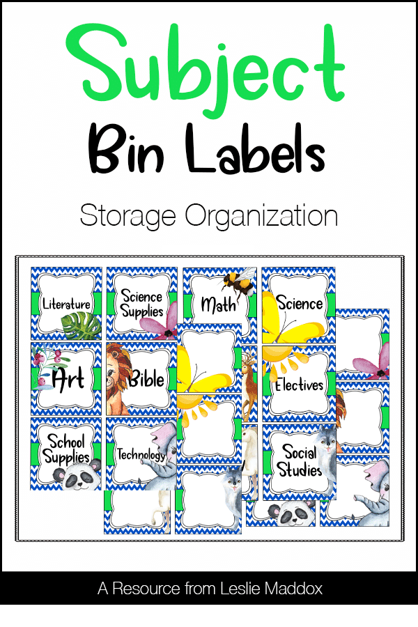 Whip your homeschool area into shape with these FREE Subject Labels! #fhdhomeschoolers #freehomeschooldeals #organization #homeschooling #hsmoms