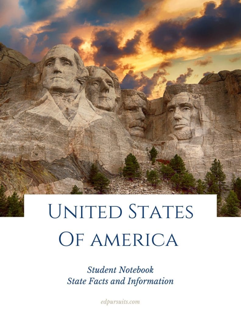 FREE Downloadable USA Geography Workbook and PDF. #freehomeschooldeals #fhdhomeschoolers #USAgeographyworkbook #USAgeographyresource