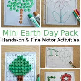 FREE Earth Day Mini Packet. #fhdhomeschoolers #freehomeschooldeals #handsonactivities #finemotoractivities #earthdaypack #earthdayresources