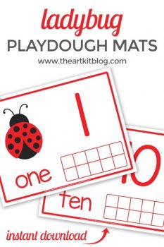 FREE Ten Frame Ladybug Printables | Free Homeschool Deals