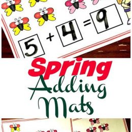 FREE Spring Butterfly Addition Mats. #freehomeschooldeals #fhdhomeschoolers #springadditionresource #butterflyadditionmats #additionmats