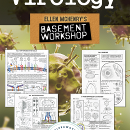 FREE Virology Science Course. #fhdhomeschoolers #freehomeschooldeals #virologylesson #viralillnesslesson #sciencelesson