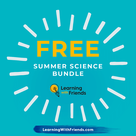 FREE Science Enrichment Summer Bundle. #summersciencebundle #summerscience #LearningwithFriends #SciencewithFriends #fhdhomeschoolers #freehomeschooldeals