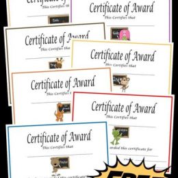 FREE Homeschool Certificate Printables. #freehomeschooldeals #fhdhomeschoolers #homeschoolcertificates #achievementawards