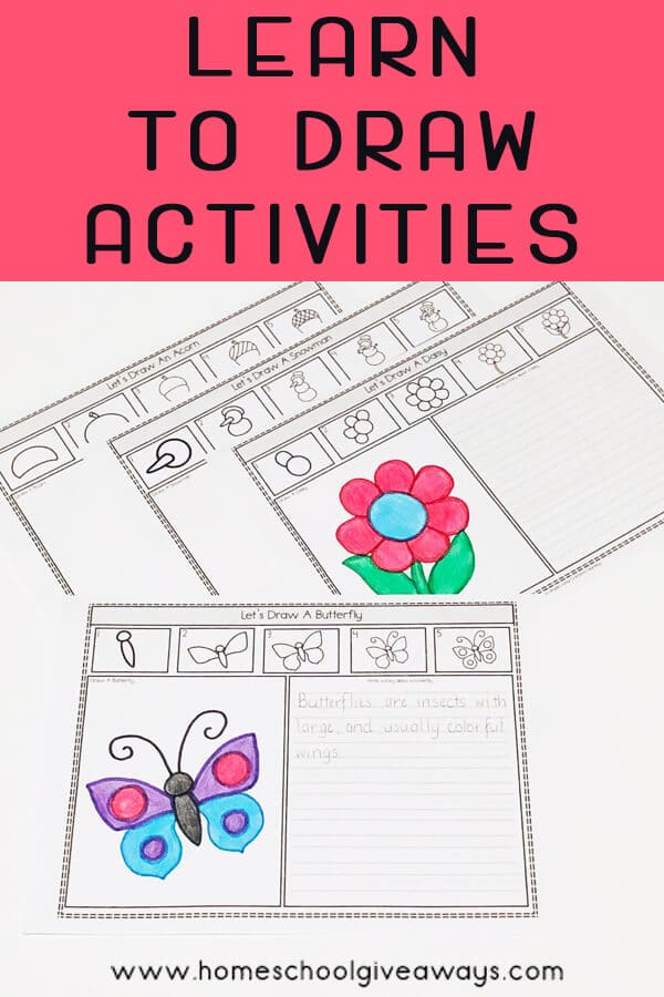 Learn to Draw FREE Activity. #freehomeschooldeals #fhdhomeschoolers 
#learntodraw 
#drawingactivity


