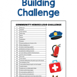 FREE STEM Community Heroes Lego Challenge. #freehomeschooldeals #fhdhomeschoolers #STEMheoroeschallenge #STEMLEGOchallenge #heroeslegochallenge