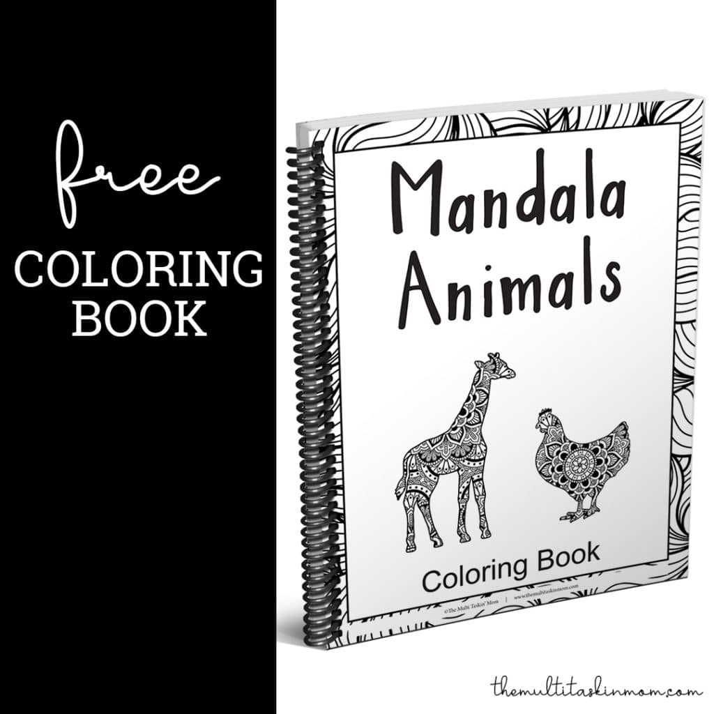 Animal Mandala Coloring Book