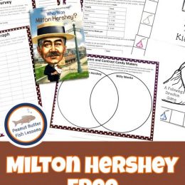 FREE Milton Hershey Unit Study. #freehomeschooldeals #fhdhomeschoolers #chickenlifecycle #MiltonHershey #HershetUnitStudy #allabouthershey