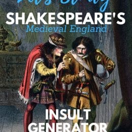 Study the Bard's insults and so much more with these FREE & Fun Shakespeare Resources for Your Homeschool! #fhdhomeschoolers #freehomeschooldeals #shakespeare #shakespeareaninsults #hsenglish