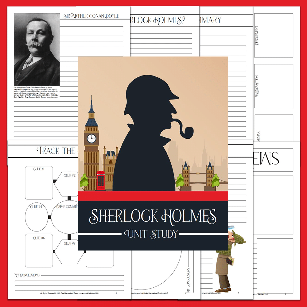 free sherlock holmes unit study free homeschool deals c