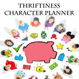 Character Counts FREE Planner on Thriftiness. #freehomeschooldeals #fhdhomeschoolers #charactercounts #teachingkidstobefrugal #frugalkids #characterbuildingkids