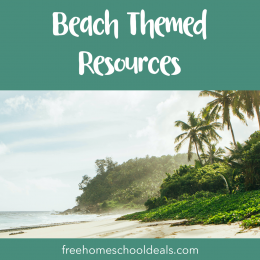 Learn all summer long with these FREE Beach-Themed Resources! #fhdhomeschoolers #freehomeschooldeals #beachresources #beachctivities #hsdays