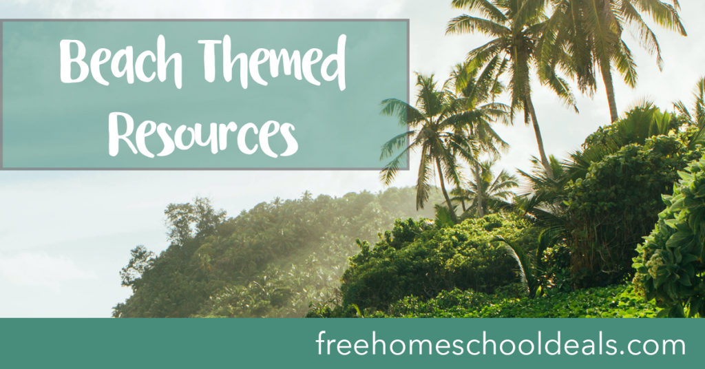 Learn all summer long with these FREE Beach-Themed Resources! #fhdhomeschoolers #freehomeschooldeals #beachresources #beachctivities #hsdays