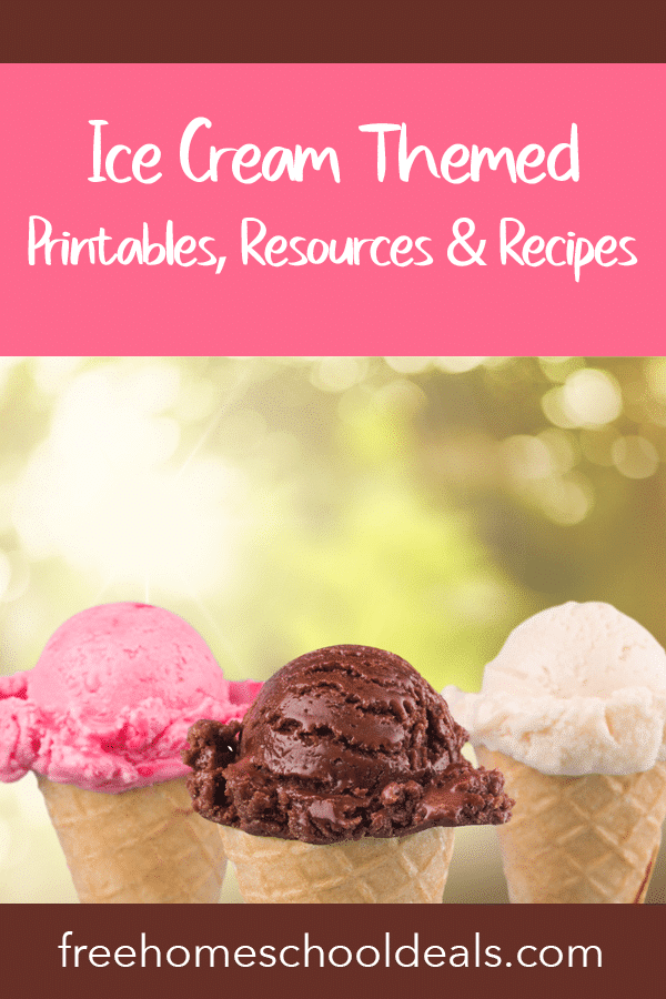 Celebrate Rocky Road Day on June 2nd with these FREE Ice Cream-Themed Printables, Resources, & Recipes! #fhdhomeschoolers #freehomeschooldeals #icecream #rockyroadday #homeschooling