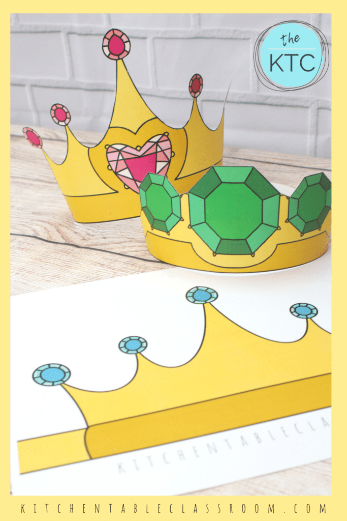 8 FREE Printable Crown Templates | Free Homeschool Deals ©