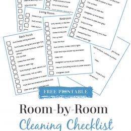 Get your child involved with the housework with these FREE Cleaning Checklist Chore Cards! #fhdhomeschoolers #freehomeschooldeals #cleaningchecklists #houseworkhelp #hsmoms