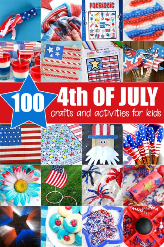 100 Independence Day Crafts and Activities for Kids. #fhdhomeschoolers #freehomeschooldeals #IndependenceDaycrafts #IndependenceDayactivities #4thofJulyactivities #4thofJulycrafts #FourthofJulycrafts #FourthofJulyactivities