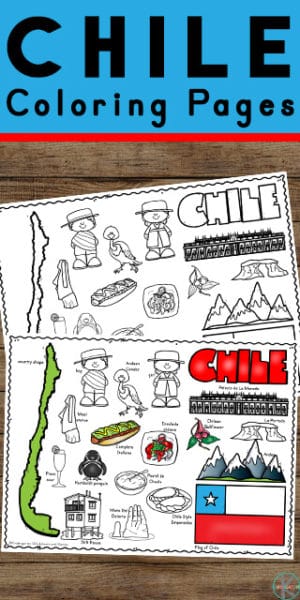 Chile FREE Coloring Pages. #freehomeschooldeals #fhdhomeschoolers #Chilecoloringpages #allaboutChile #learnaboutChile