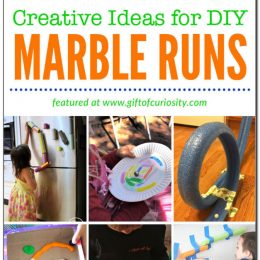 DIY Creative Marble Run Ideas. #freehomeschooldeals #fhdhomeschoolers #marblerunideas #marbleactivities #DIYmarbleruns