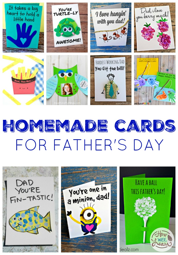 FREE Homemade Father's Day Cards #freehomeschooldeals #fhdhomeschoolers #FathersDaycrafts #FathersDaycards