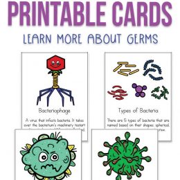 FREE Printables to Fight Germs. #freehomeschooldeals #fhdhomeschoolers #fightinggerms #germprintables #allaboutgerms