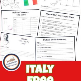 FREE Italy Unit Study. #freehomeschooldeals #fhdhomeschoolers #Italyunitstudy #Italyprintables #allaboutItaly