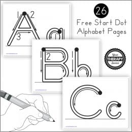 FREE Alphabet Handwriting Practice. #freehomeschooldeals #fhdhomeschoolers #alphabetpractice #alphabethandwriting #handwritingpractice