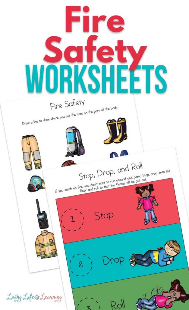 Fire Safety FREE Worksheets for Kids | Free Homeschool Deals