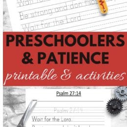 FREE Printable to Teach Kids Patience. #freehomeschooldeals #fhdhomeschoolers #oceancrafts #Psalmscopywork #teachingpatience #teachkidspatience