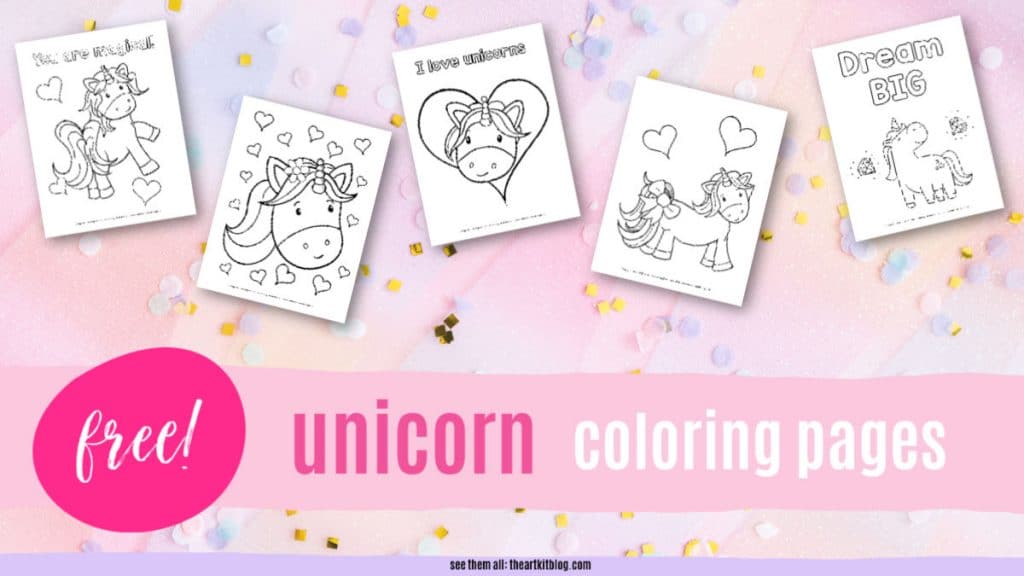 FREE Unicorn Coloring Pages. #fhdhomeschoolers #freehomeschooldeals #unicorncoloringpages #unicornprintables 